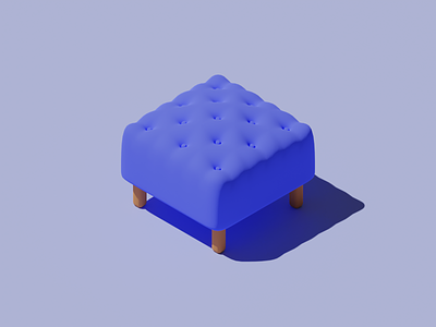 Sofa - 3D 3d blender design sofa
