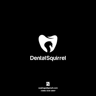Dental Squirrel Logo branding dental dental squirrel logo design graphic design icon logo logo dental logos logotooth logotype simple logo squirrel symbols templates tooth vector