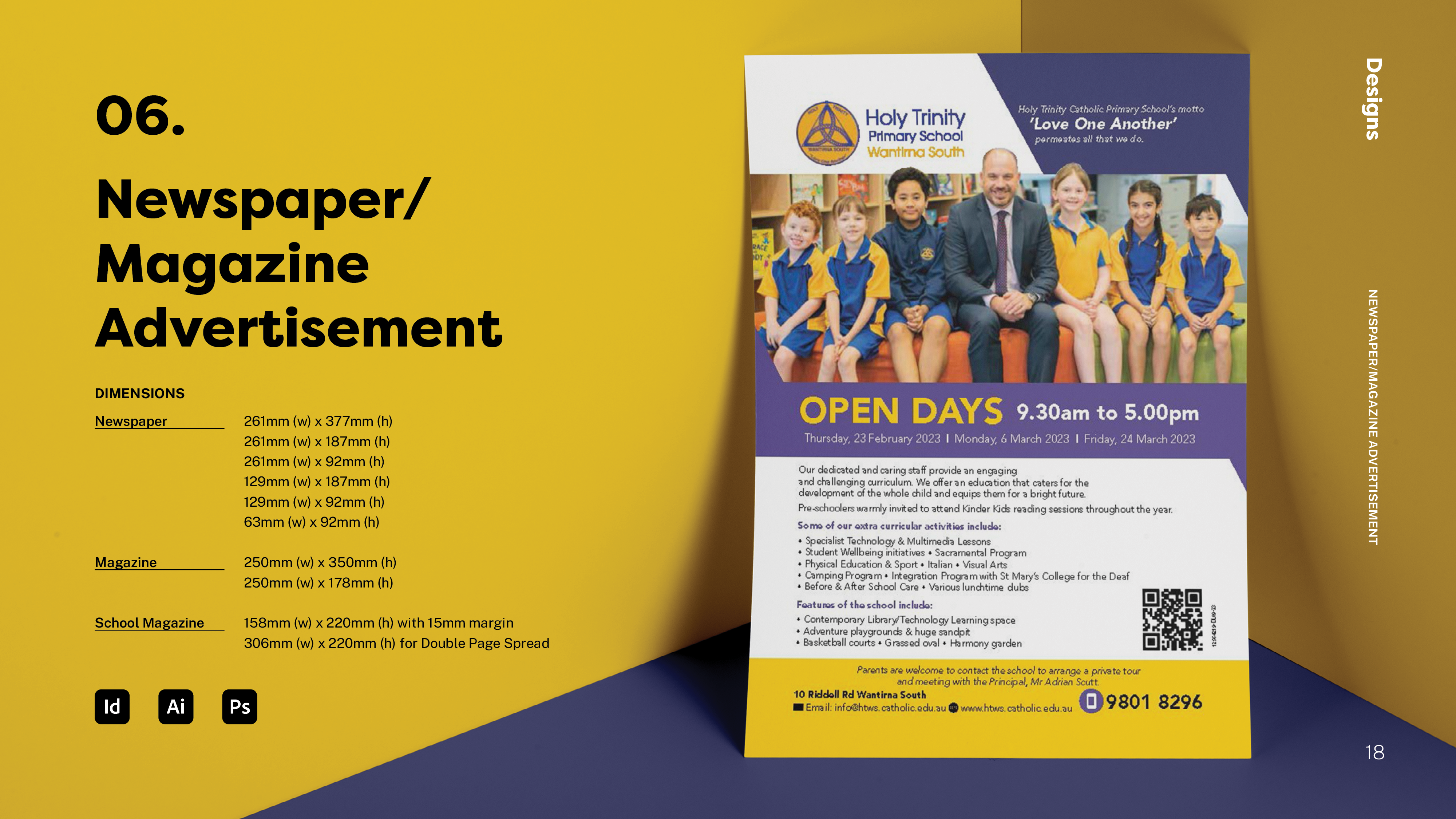 Newspaper/Magazine Advertisement adobe illustrator adobe indesign adobe photoshop advertisement advertorial editorial graphic design layout design magazine newspaper