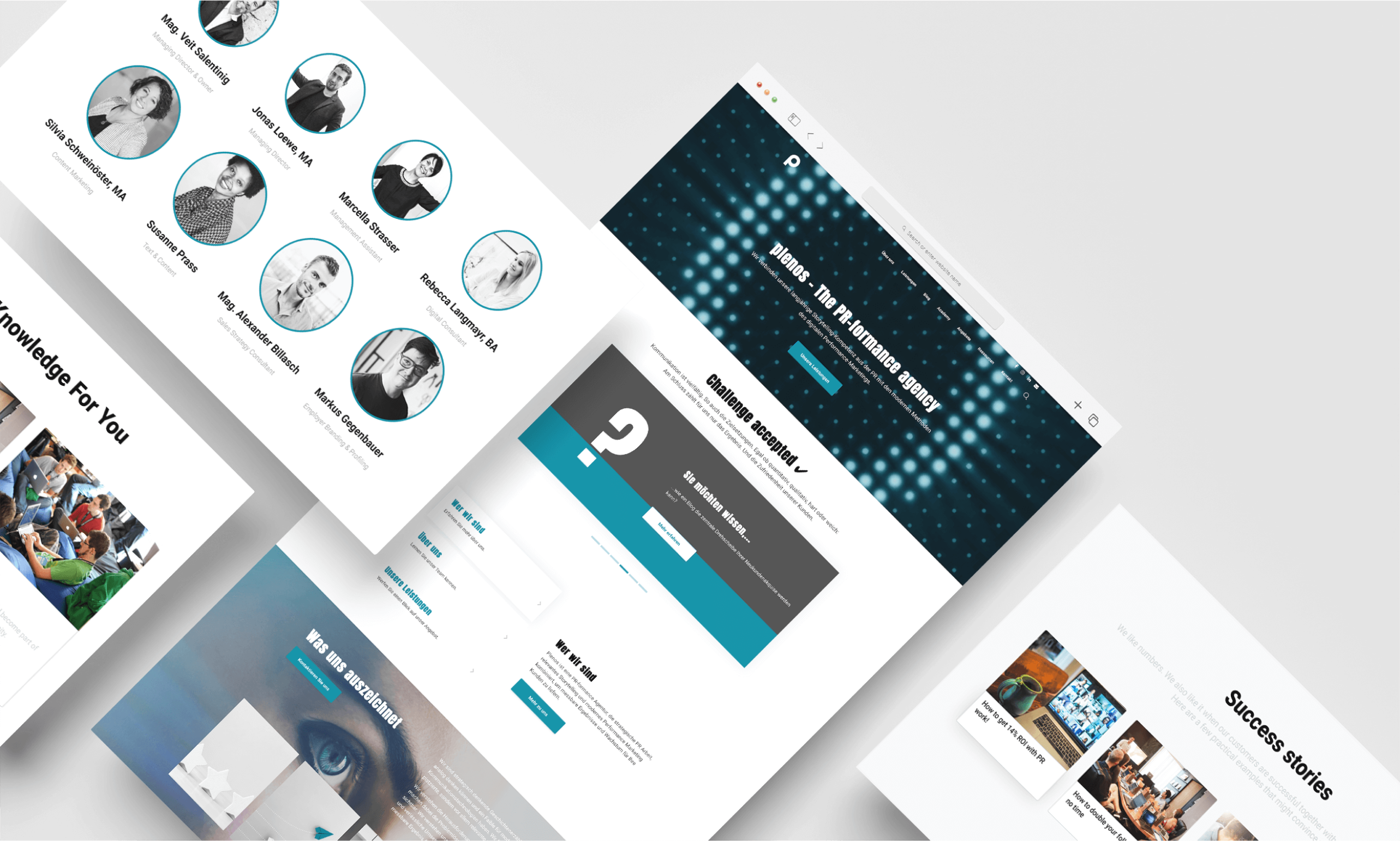 Plenos - Single page website design hubspot icons ui uiux website design