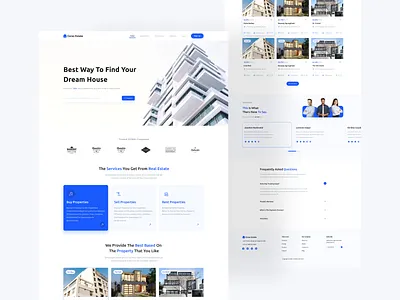 🏢Corex Estate Website Design agency building home page landing page properties property property managemenet property website real estate realtor residence ui uiux ux web design website design