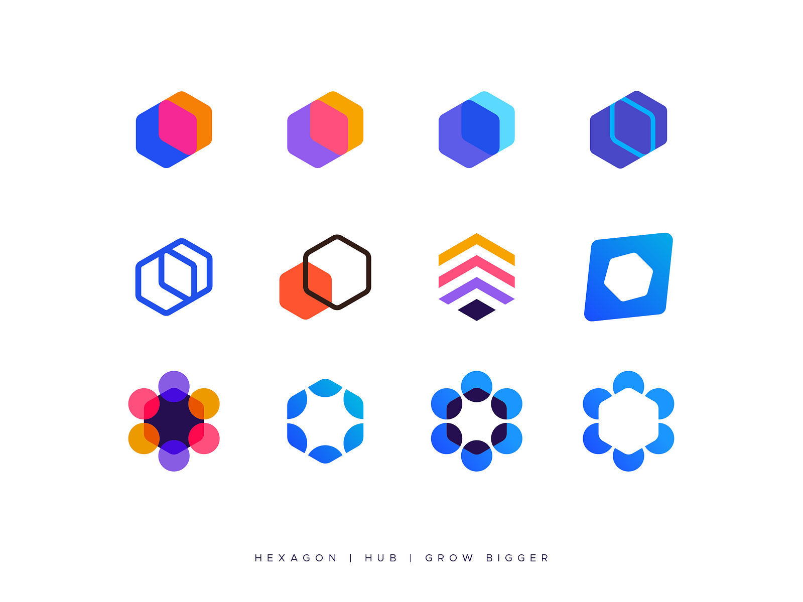 Hexagon | Hub | Grow Bigger by Ardiann Fauzi on Dribbble