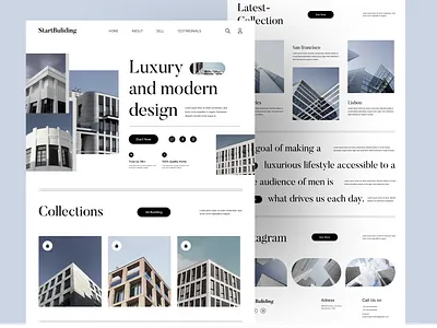 Real estate landing page apartment architecture broker business construction home house housing interiordesign invest investment landing page luxury mortgage property real estate agent realestate realtor realty website