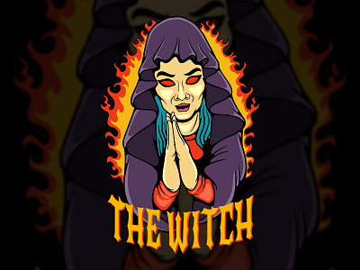 The Witch Illustration merch