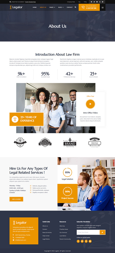 About - Lawyer & Attorney Website aboassey attorney blog blogger branding design ecommerce graphic design illustration lawyer logo ui vector website wordpress