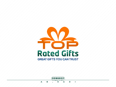 Gift Box Logo design clean gift box gifts illustration modern rated top