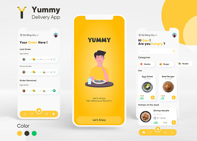 Yummy : Delivery food app ui