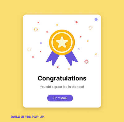 DAILY UI: #DAY 16- POP-UP/OVERLAY app dailyui design pop up ui ux