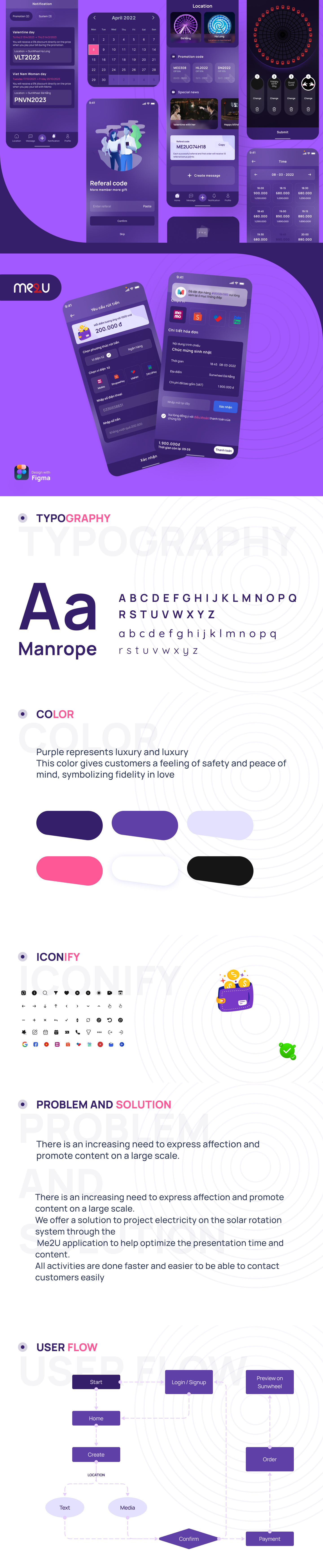 Me2U : Love message 4.0 branding ui