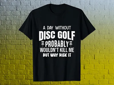 Disc Golf T-Shirt Design disc golf golf club golf svg