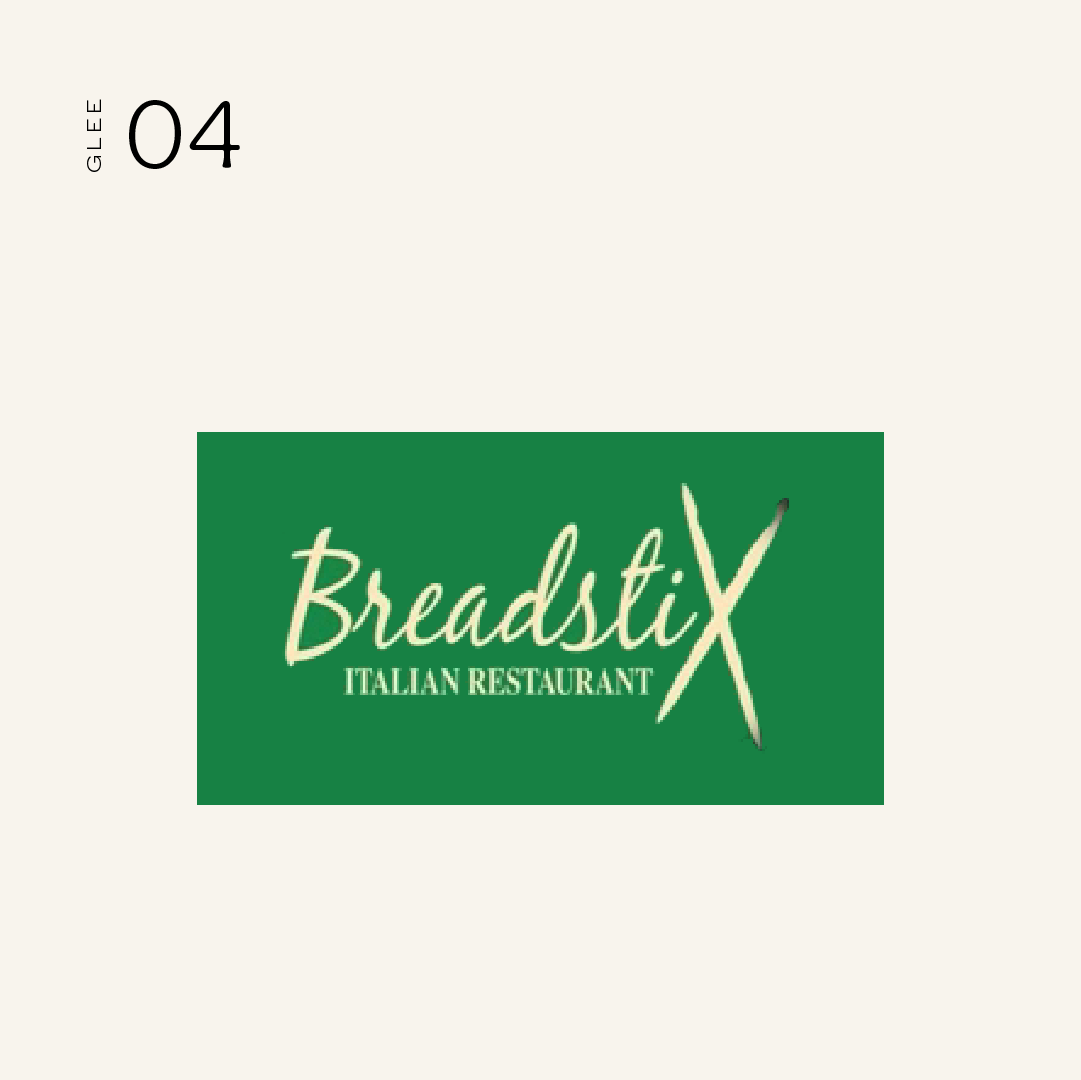 Breadstix from Glee Reimagining TV Show Logos by Alison Perez on Dribbble