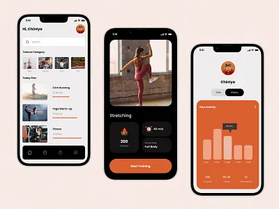 Explorasi Fitness app app design designer explorasi fitness fittness mobile app ui ui ux uiux user experience user interface
