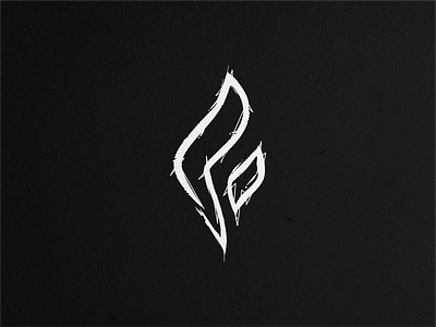 Fire abstract brand branding design f fire icon illustration logo monogram monoline simple