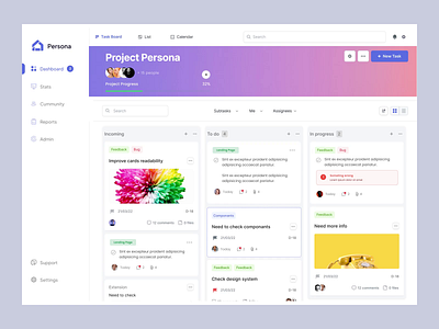 Task management web app design admin panel app app design dashboard dashboard ui kit landing modern app planner social media task app task management task manager task planner ui animation ui design ui kit web app web app design web app ui kit