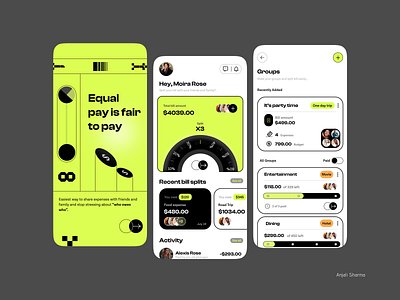 buiLD 1.0 Day 16 - Recreating a bill splitting app design ui ux