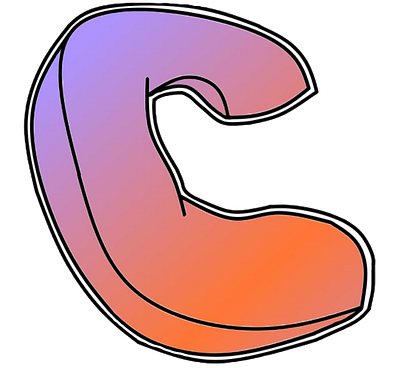 C Logo design graphic design logo vector