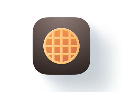 Waffle! app appicon bakery brand branding breakfast cake design figma honey icon illustration ios logo macos saas startup symbol waffle waffles