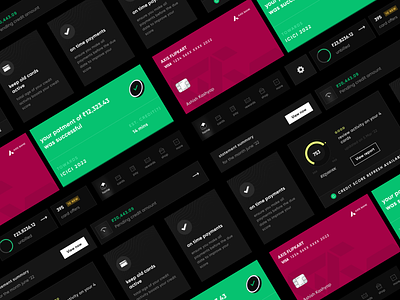 Neo Pop UI Elements app app design dark neo pop dark payment app dashboard data ui graphic design neo pop payment data ui payment ui ui ui elements neo pop ux