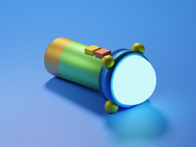 Flashlight - 3D Project 3d design graphic design illustration