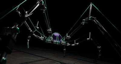 3D Mechanical Spider 3d 3d animation 3d modeling animation branding cgi character design environment game graphic design illustration logo model motion graphics ui