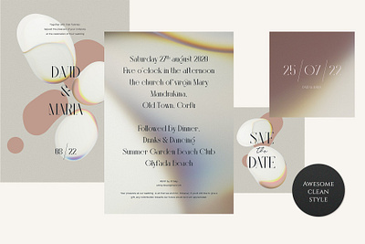 Wedding Invitation #3 app branding design graphic design illustration logo typography ui ux vector