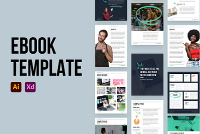 eBook Template #1 app branding design graphic design illustration logo typography ui ux vector