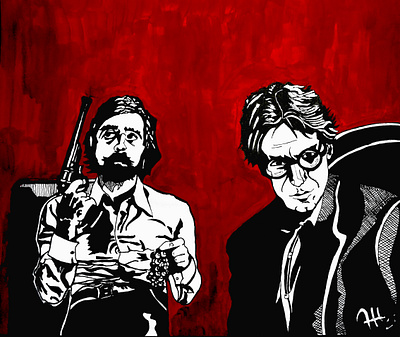 Scorsese & Cronenberg illustration