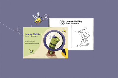 Business Cards | Design branding business cards cute design graphic design illustration illustrator kidslitart procreate