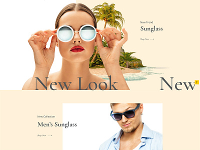 Sunny Glasses - Sunglasses Shopify Theme branding free shopify themes shopify themes themes ui webdesign website