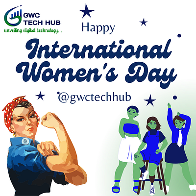International Women's Day graphic design gwctechhub womenday