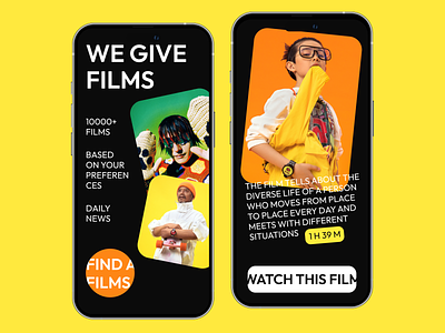 Online Cinema App app cinema ios mobile ui watch