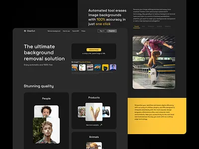 Landing Page / Home Page UI Design Concept figma home page homepage la landing page landingpage main page mainpage ui ui design webdesign webdevelopment wordpress
