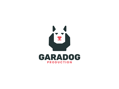GARADOG logo concept brand branding design dog garage graphic design illustration logo motion graphics ui vector