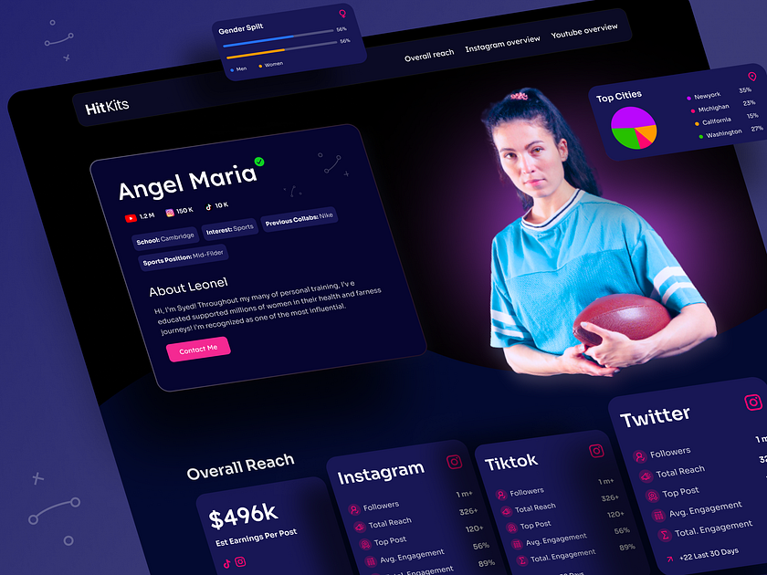 Profile UI designs, themes, templates and downloadable graphic elements ...