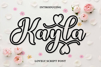 Kayla Outline Font 3d animation app branding design graphic design illustration logo motion graphics typography ui ux vector
