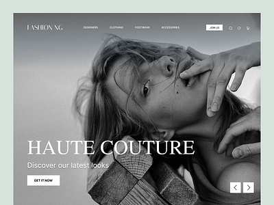 Fashion e-commerce websites design fashion fashion e commerce websites homepage mockup website
