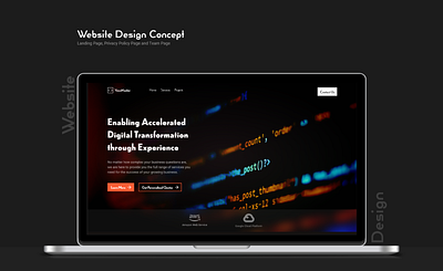 Website Design Concept ui ux website design