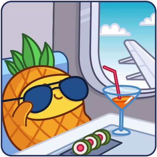 Pineapple 2d animation 2d 2danimation animation character design design illustration pineapple