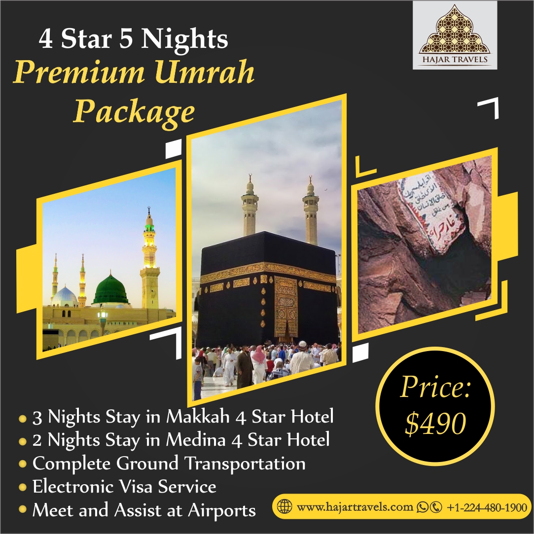 4 Star Premium Umrah Packages | Delux Umrah Package 2023 By Hajar ...