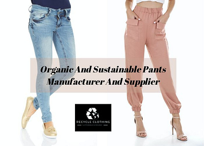 Stock Organic Sustainable Pants From A Branded Manufacturer apparels australia branding bulk canada design europe logo organic trousers suppliers sustainable pants uae usa