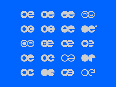 oe – logo symbol exploration brand brand identity branding circles design geometric graphic design logo logo mark logotype mark minimal minimalist oe symbol vector
