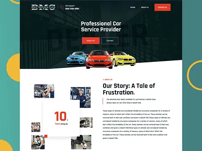 Car Service Provider 3d animation branding business website design figma figma mockup figma to html graphic design html illustration logo motion graphics ui