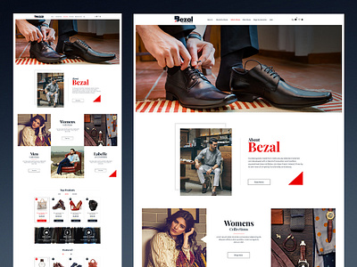 Bezal E-commerce Website UI Design ecommerce ecommerce design ecommerce ui fashion website ui ui design ui ux ux web design website design website ui