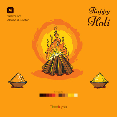 Holi vector Art animation branding design graphic design illustration logo motion graphics ui ux vector