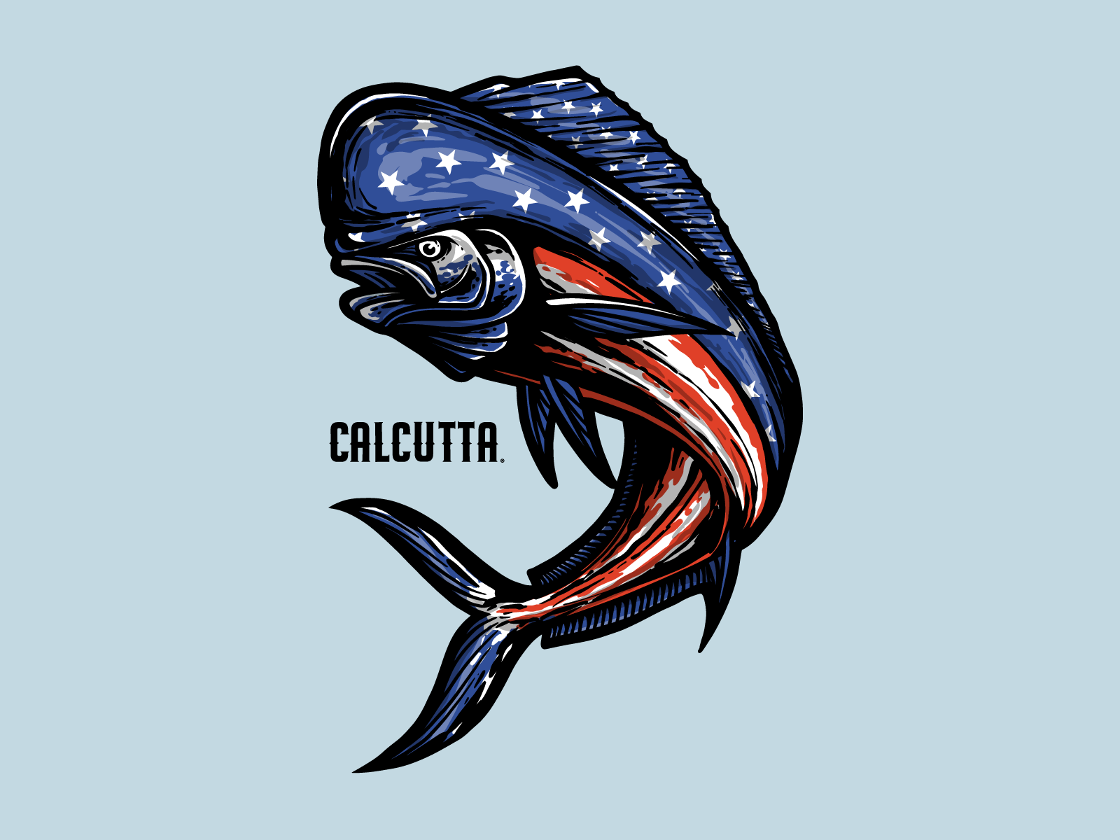  Calcutta Outdoors Logo Color Decal - Bass : Everything Else