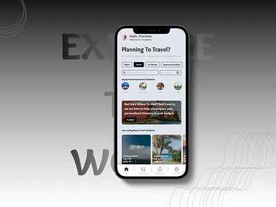 Mobile App For Booking And Managing Travel Arrangements appdesign digitaldesign productdesign ux webdesign