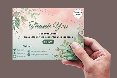 Thankyou card template floral template greeting card nature template template thank you thank you card thank you card template thankyou card thankyou card template thankyou template