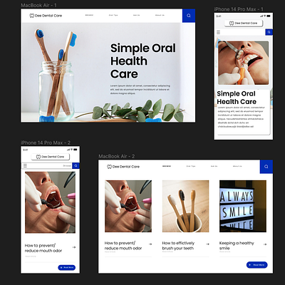 Dental App design graphic design ui