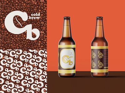 cold brew branding graphic design label