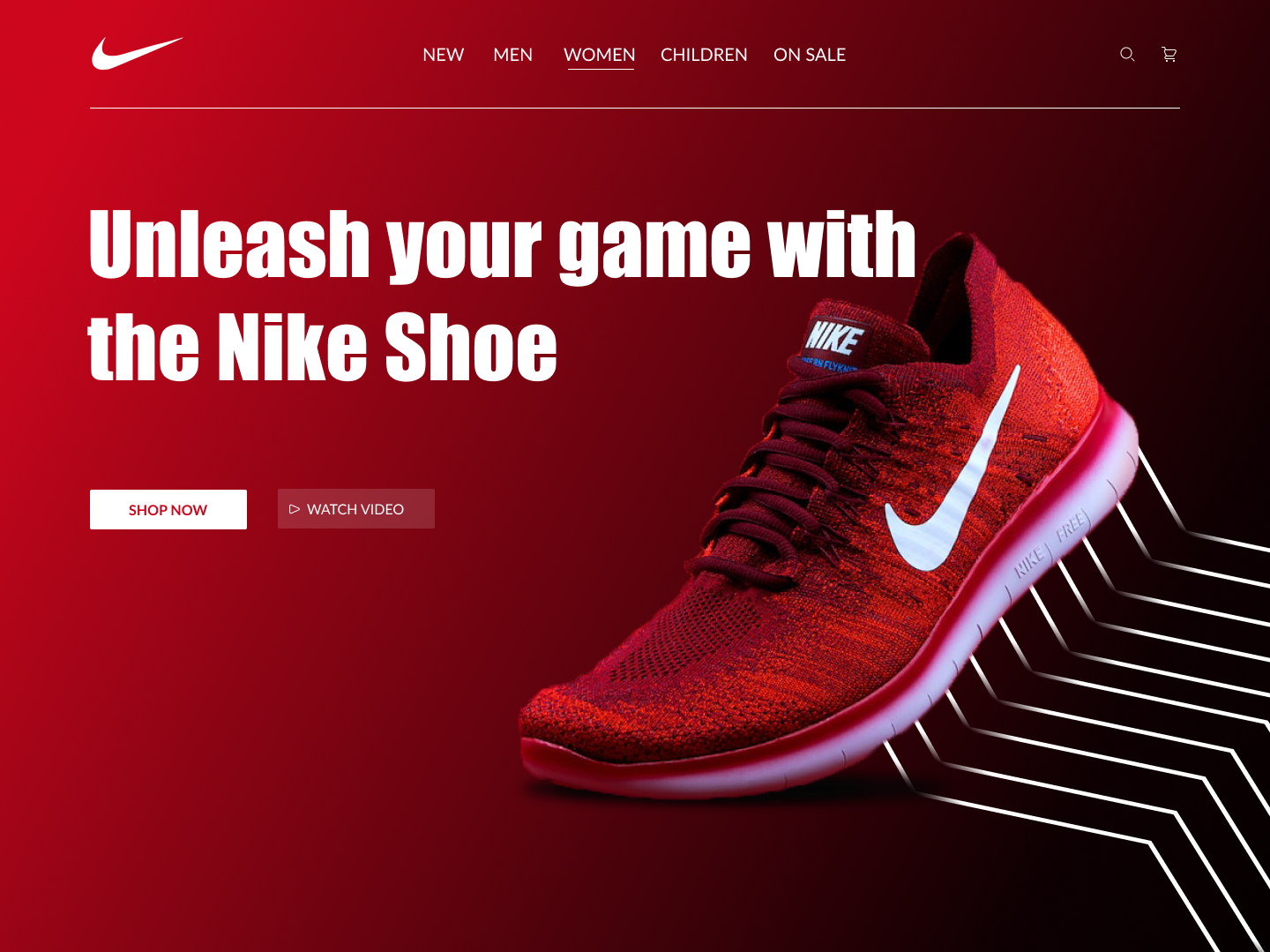 Nike Website Homepage by Sotiris Akridas on Dribbble